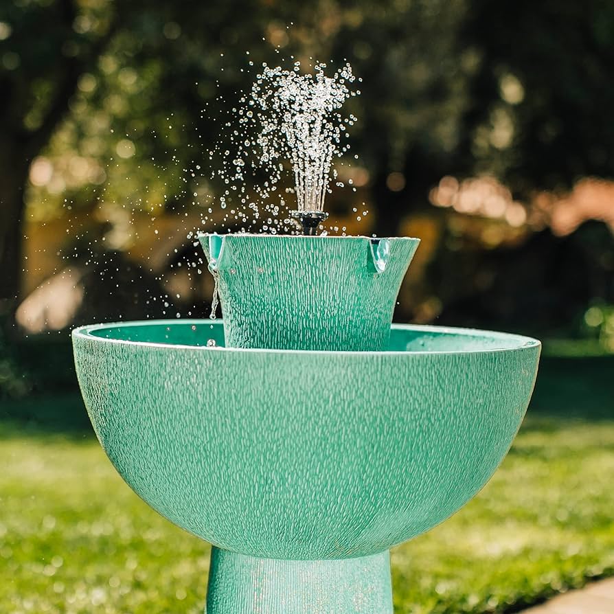An application scenario or product detail of cordless water fountain outdoor - Image 1