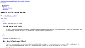 Country Homesteading - Stock Tanks & Algae Control Solutions