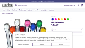 Coyote Vest - LED Safety Light