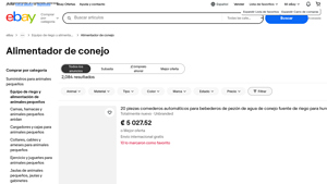 eBay - Alimentador de Conejo