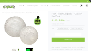 Cycle Dog - High Roller Dog Ball