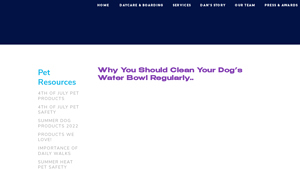 Dans Pet Care - Dog Water Bowl Cleaning Solutions