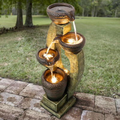 An application scenario or product detail of deck waterfall fountain - Image 9