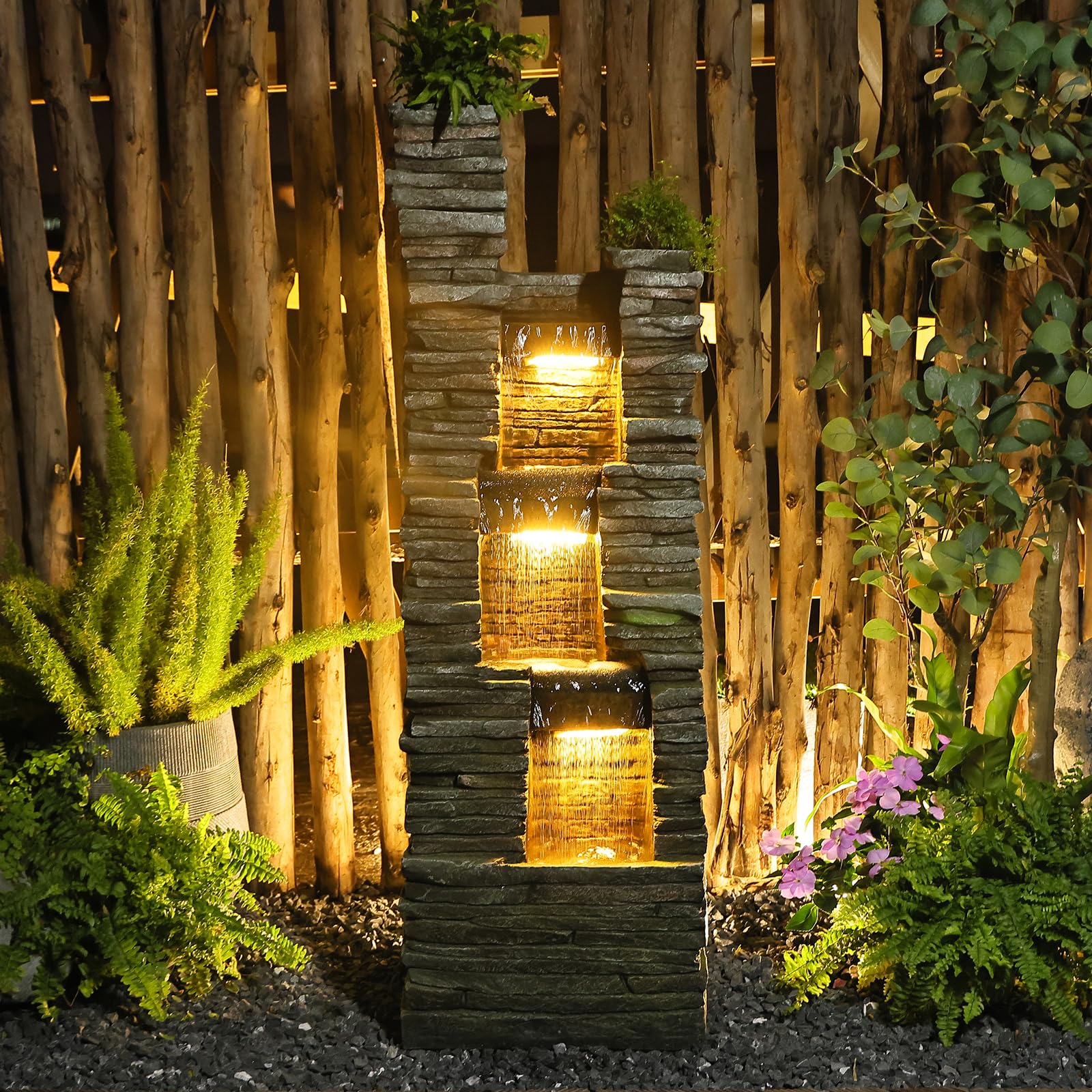 An application scenario or product detail of deck waterfall fountain - Image 13