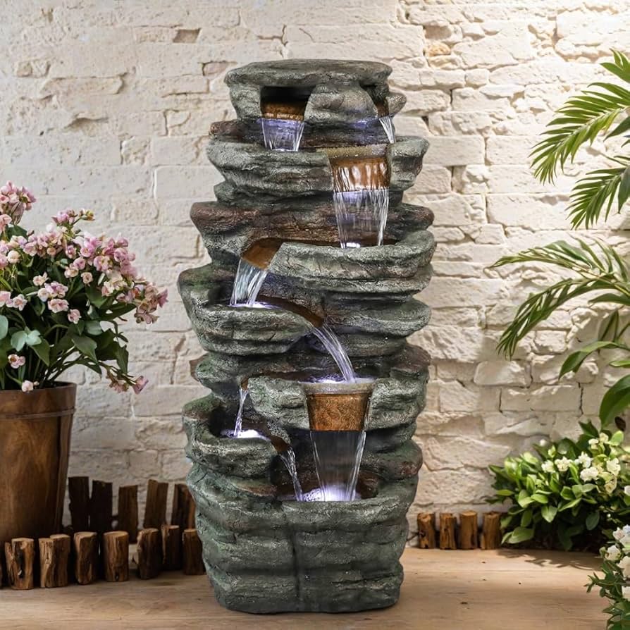 An application scenario or product detail of deck waterfall fountain - Image 20