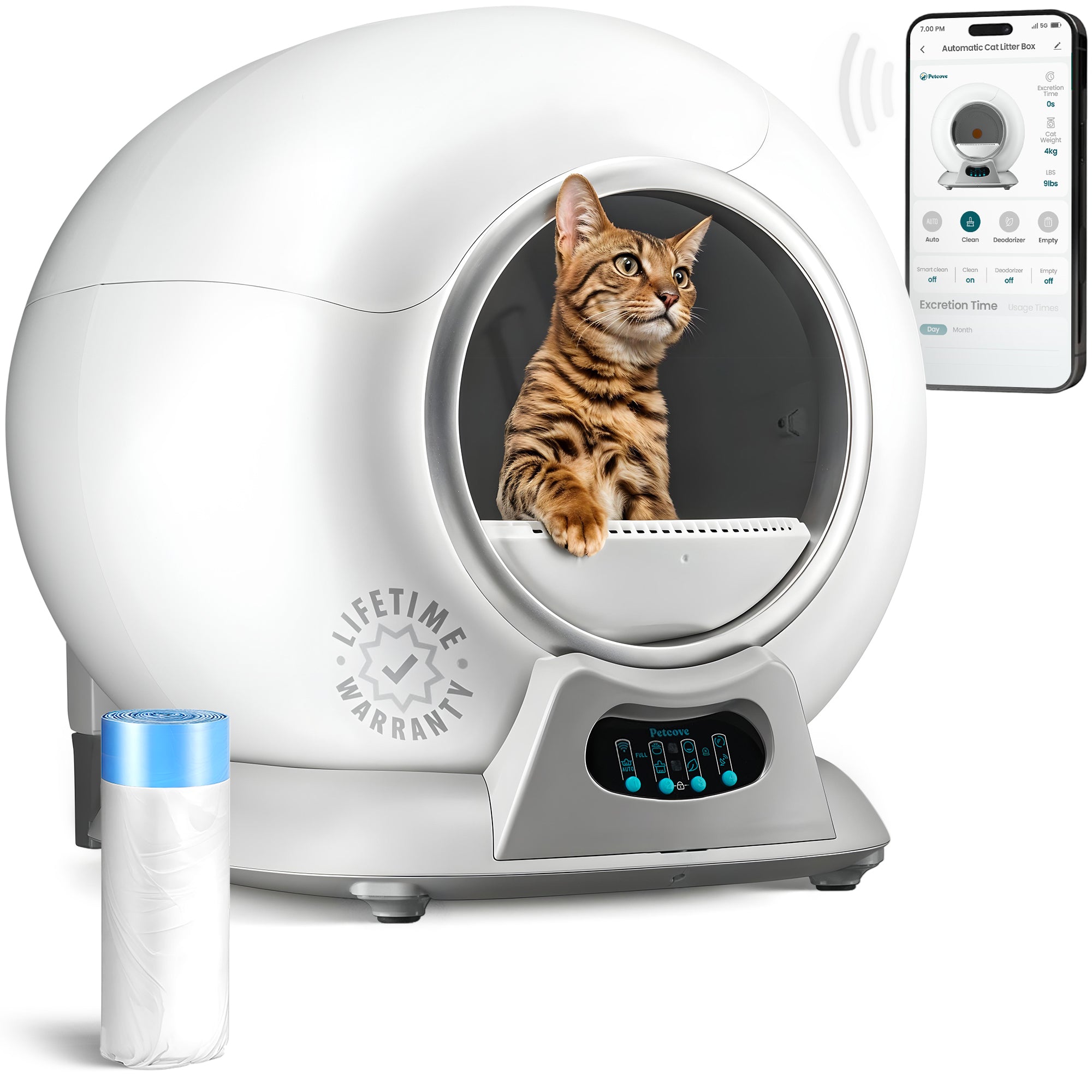 An application scenario or product detail of do automatic litter boxes smell - Image 12
