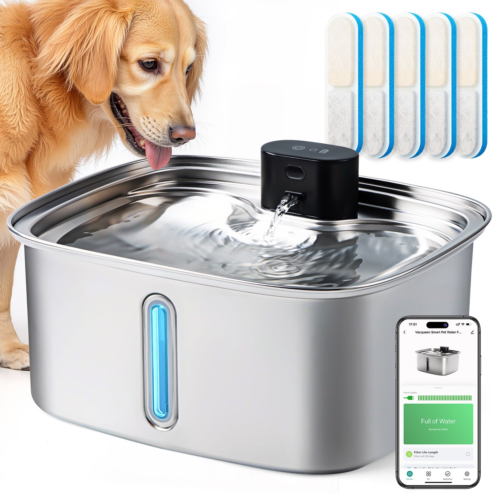 An application scenario or product detail of dog auto water dispenser - Image 12