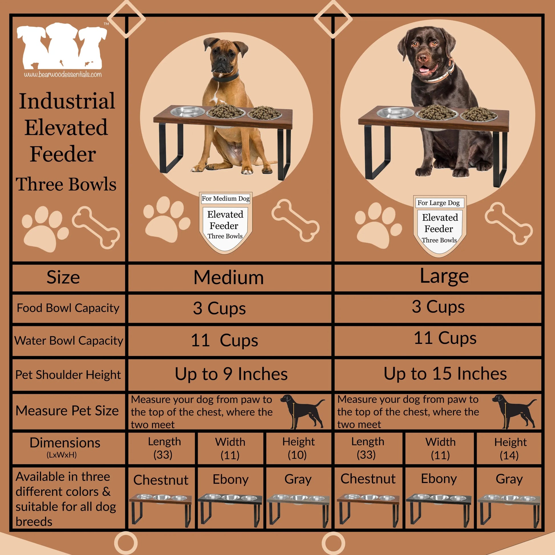 An application scenario or product detail of dog feeder stands - Image 14