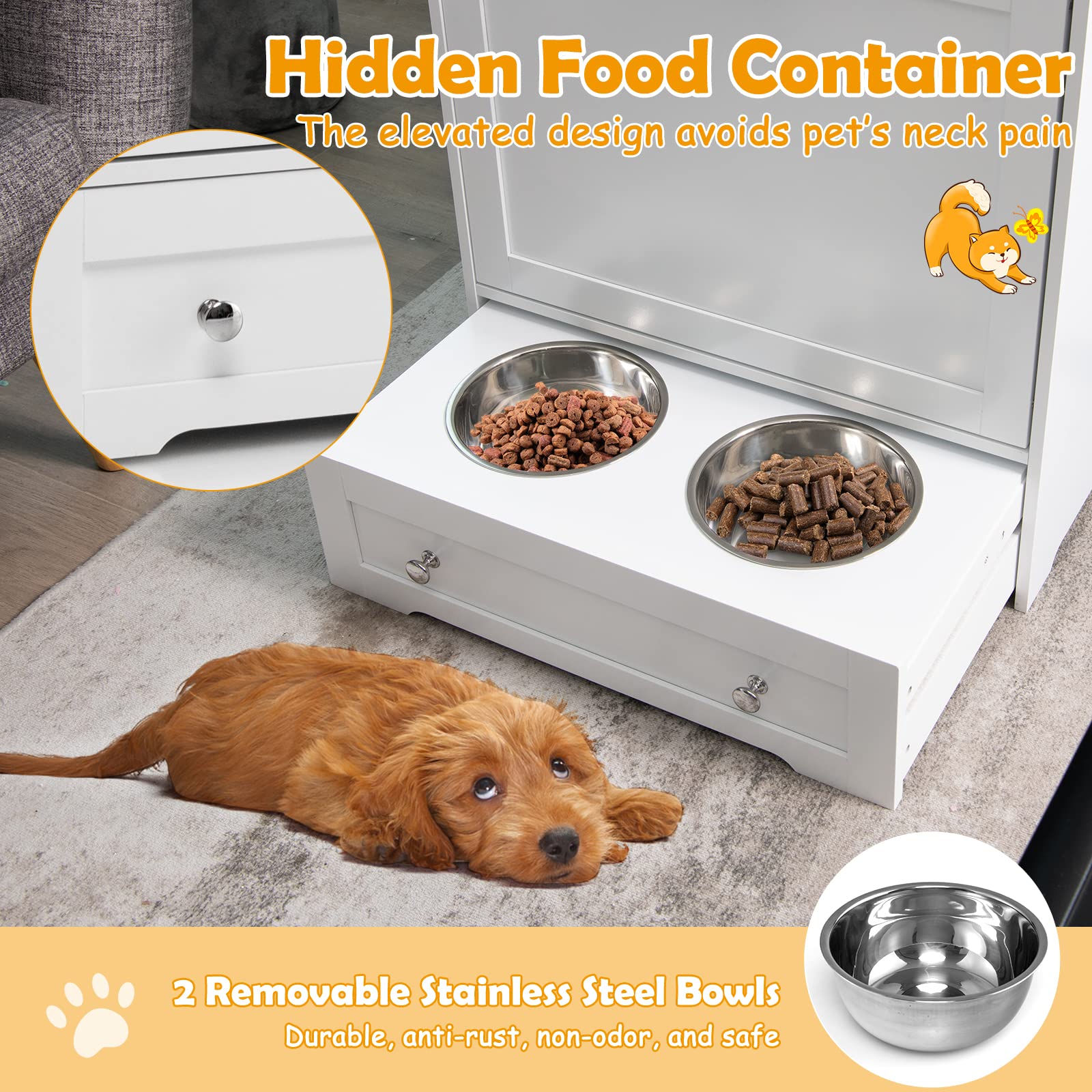 An application scenario or product detail of dog food storage and feeder - Image 7