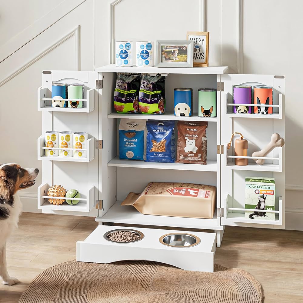 An application scenario or product detail of dog food storage and feeder - Image 19