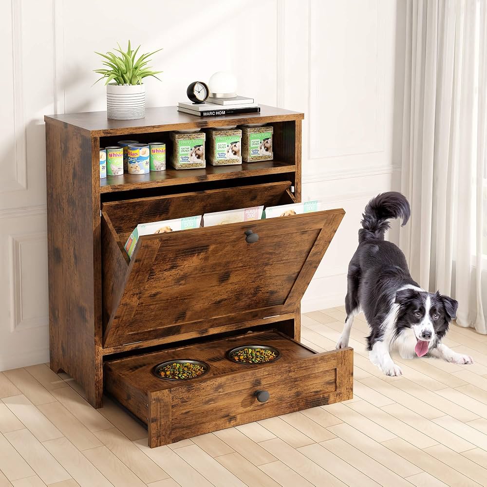 An application scenario or product detail of dog food storage and feeder - Image 24