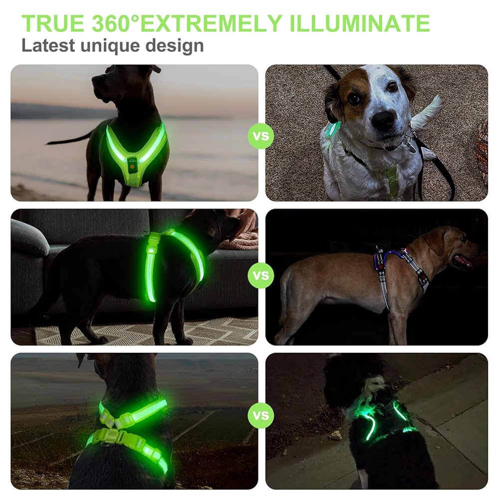 An application scenario or product detail of dog led light vest - Image 3