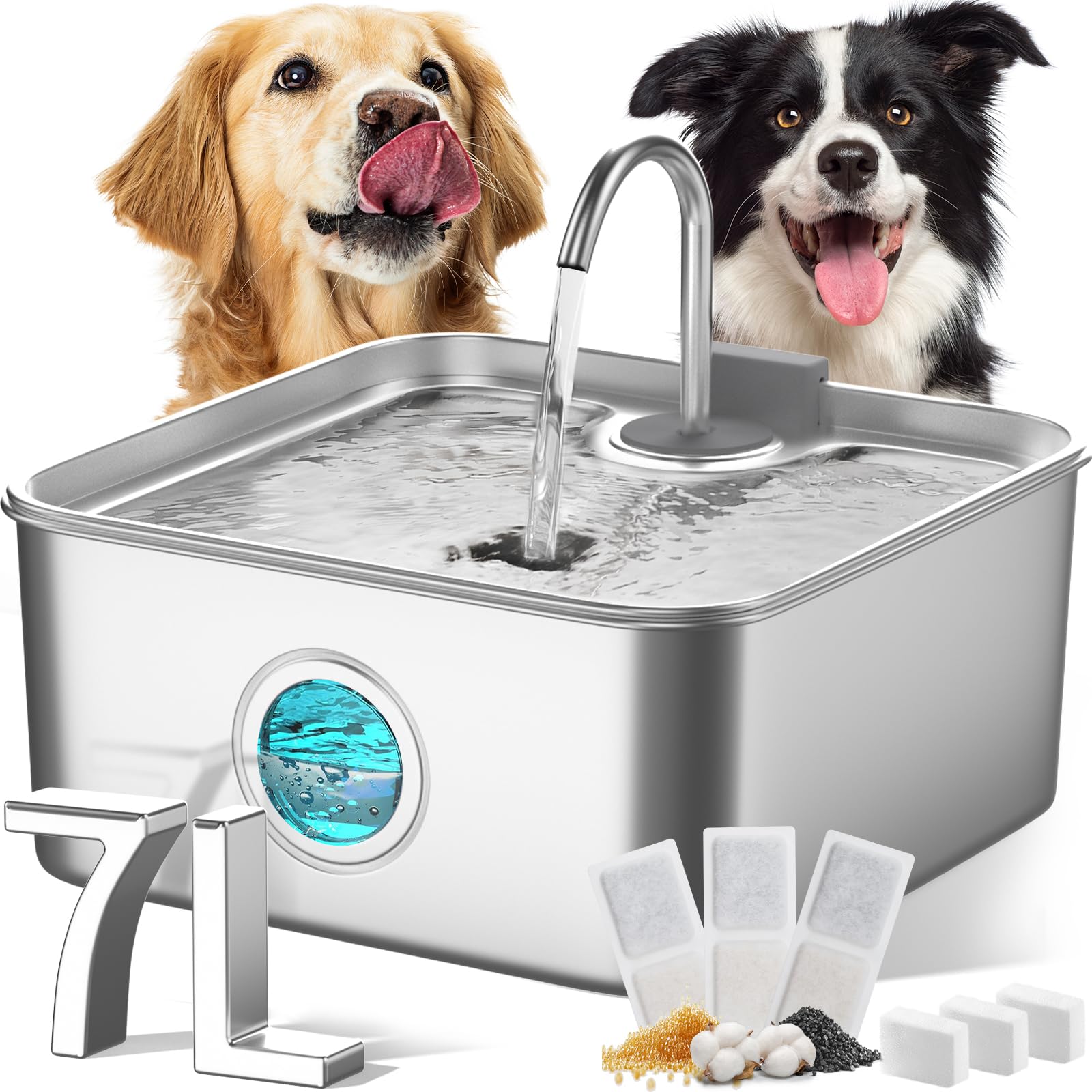 An application scenario or product detail of dog pet water fountain - Image 9