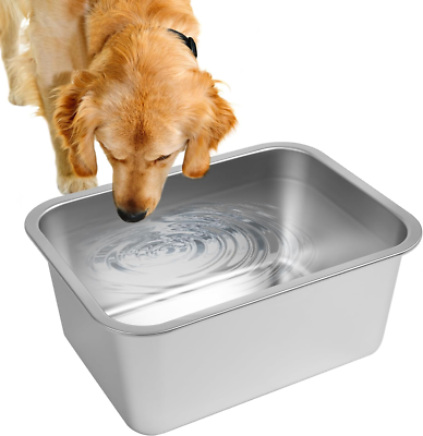 An application scenario or product detail of dog stainless steel water bowl - Image 7