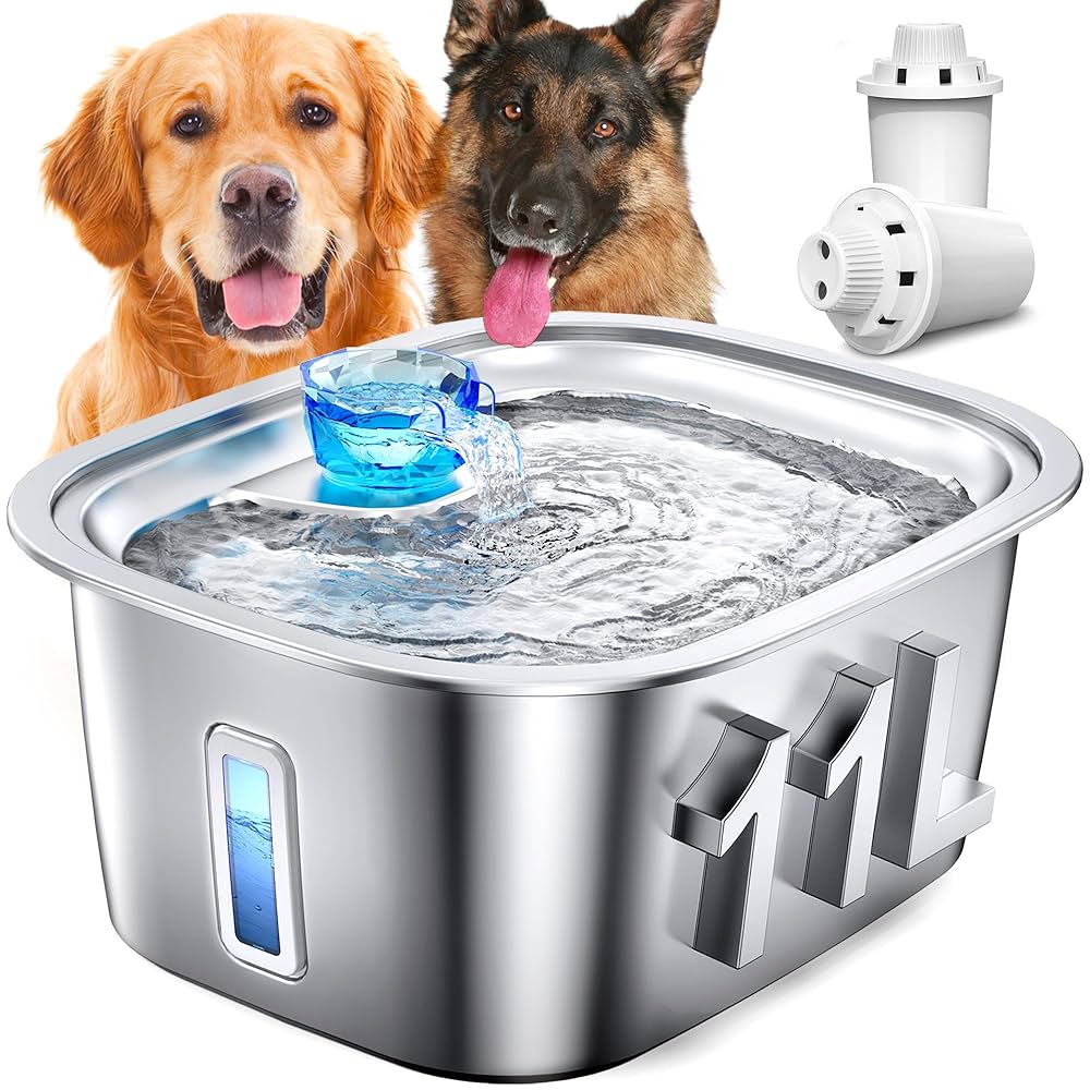 An application scenario or product detail of dog water dispenser with filter - Image 2
