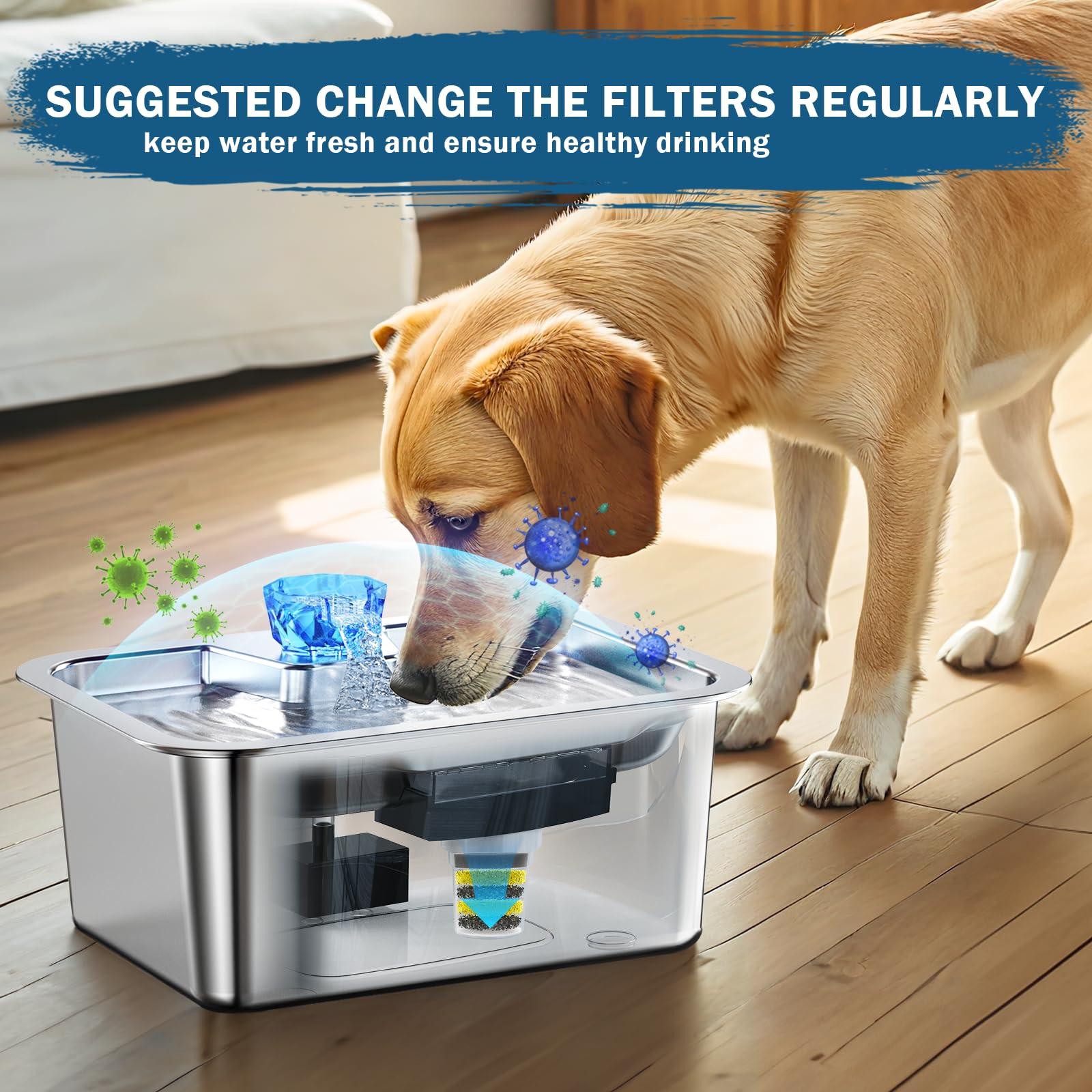 An application scenario or product detail of dog water filter - Image 13