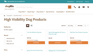 DogIDs - Visi-Vest Reflective Dog Vest