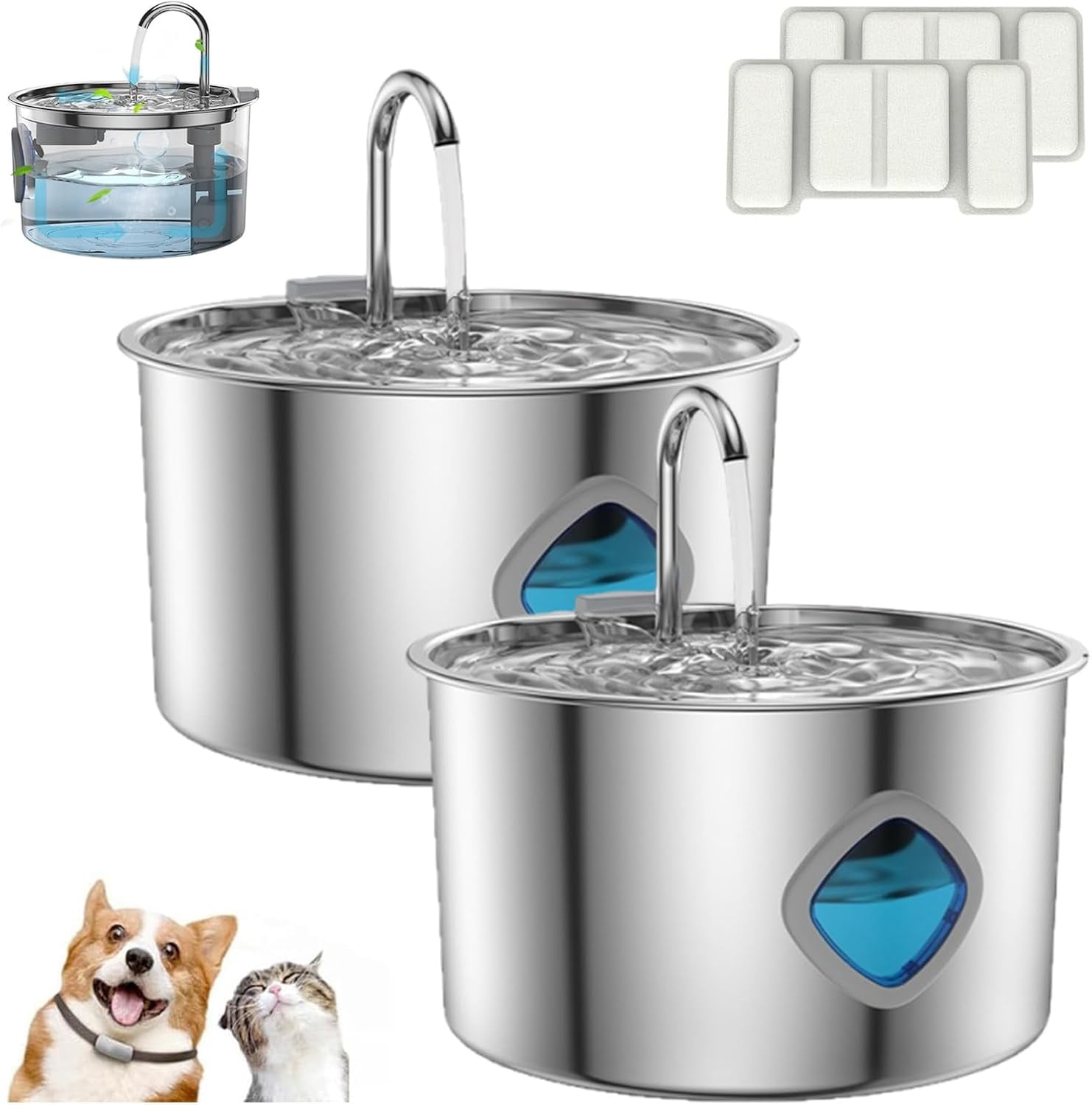 An application scenario or product detail of dogit water fountain - Image 22
