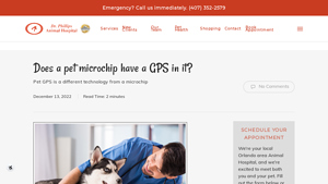 Dr. Phillips Animal Hospital - Pet Microchip Services