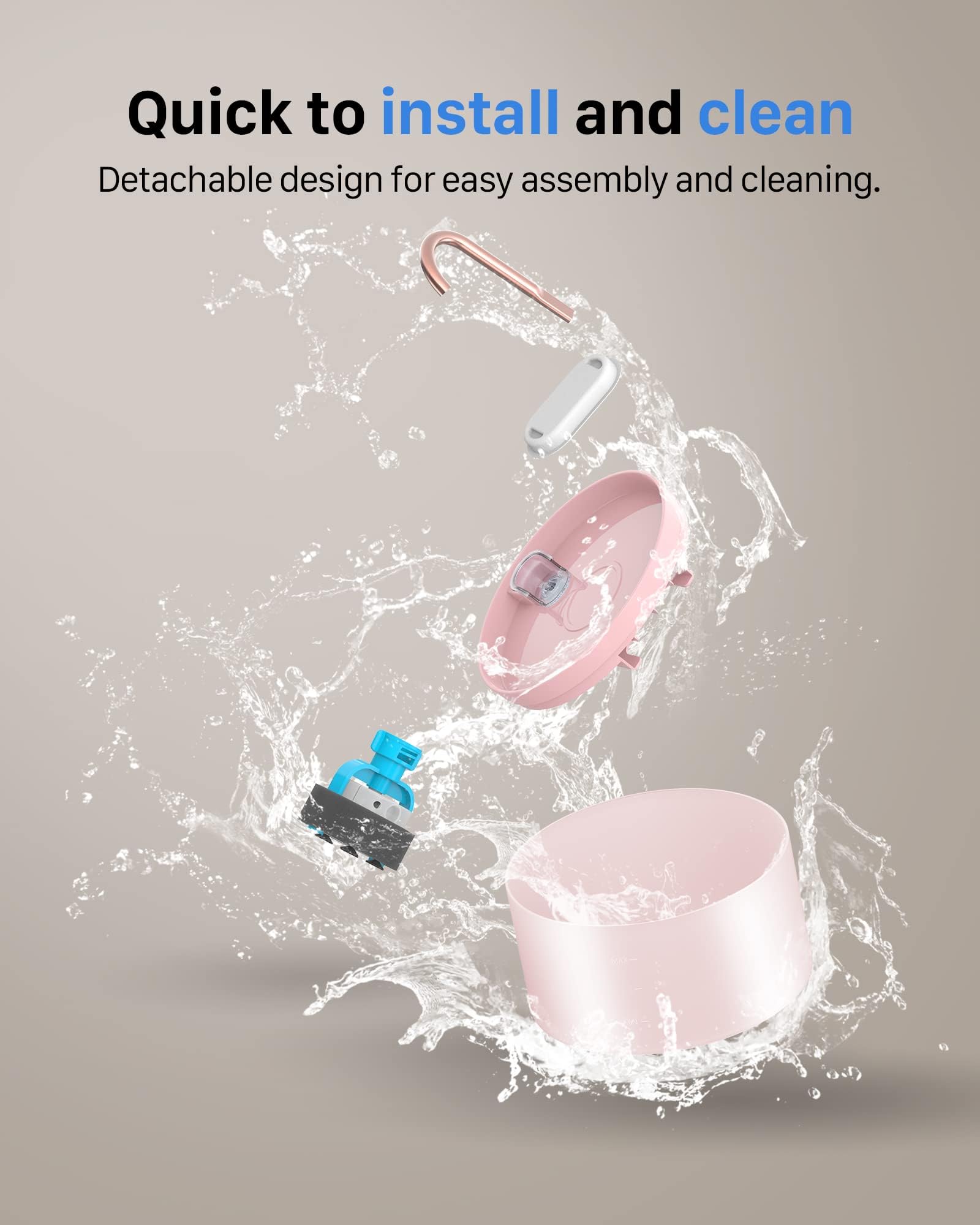 An application scenario or product detail of easiest cat fountain to clean - Image 17