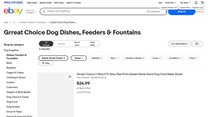 eBay - Dog Dishes & Feeders