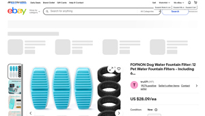 FOFNON - Dog Water Fountain Filter