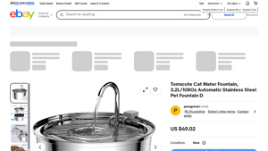 tomxcute - Cat Water Fountain