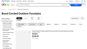 Bond - Corded Outdoor Fountains