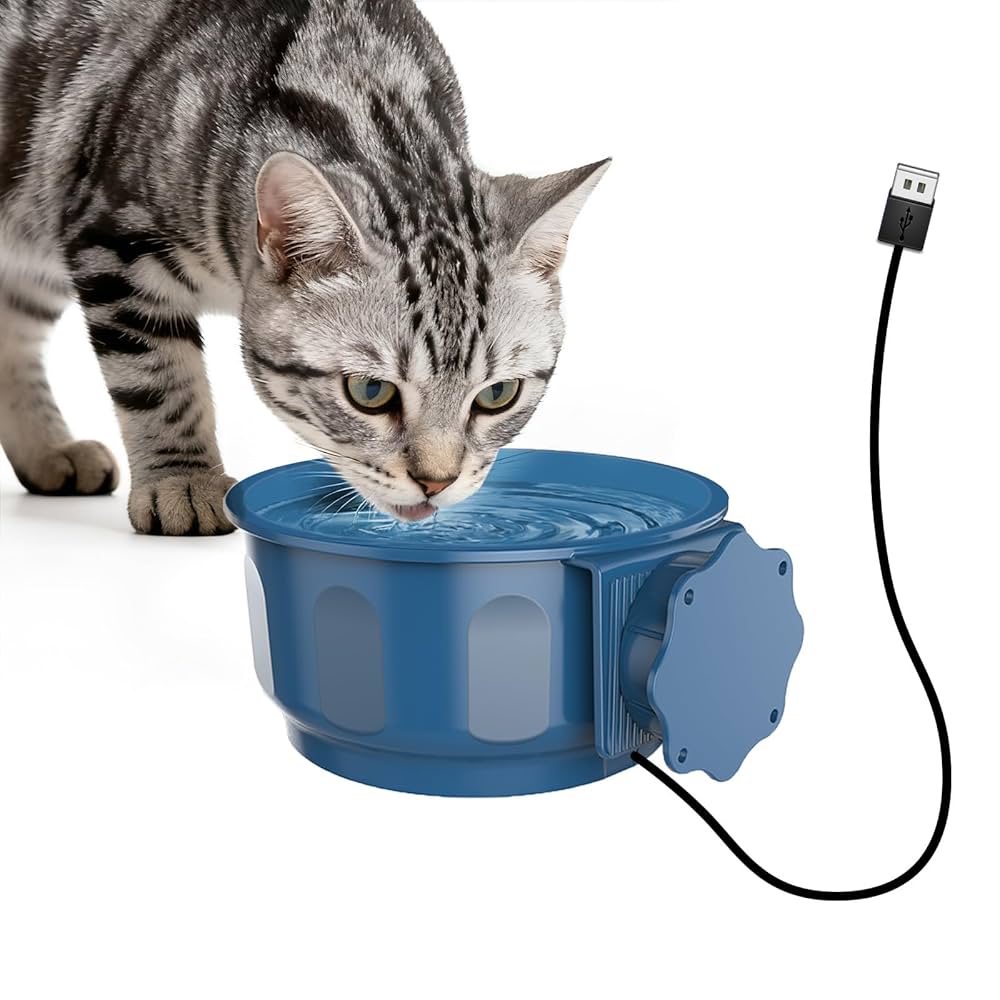 An application scenario or product detail of electric water bowls for cats - Image 5