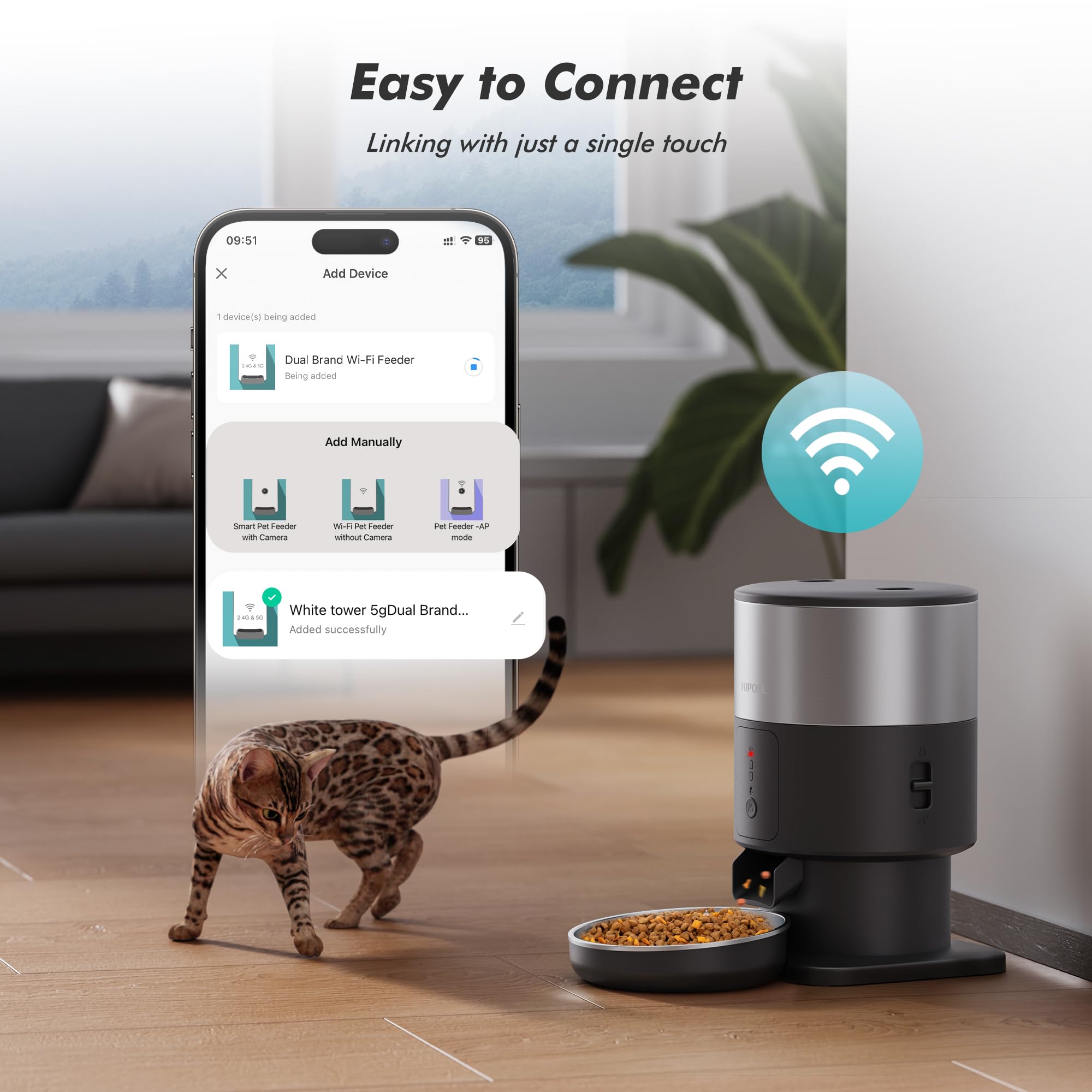 An application scenario or product detail of electronic cat food dispenser - Image 16