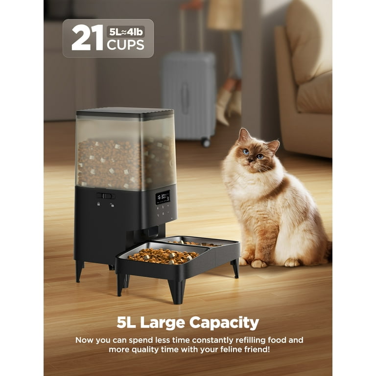 An application scenario or product detail of elevated automatic cat feeder - Image 11