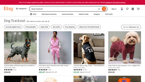 Etsy - Dog Tracksuits