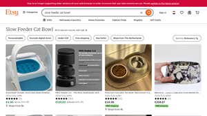 Etsy - Slow Feeder Cat Bowls