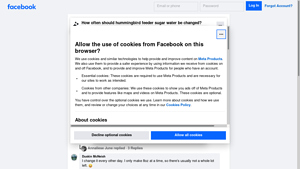 Facebook - Nectar Feeder Care