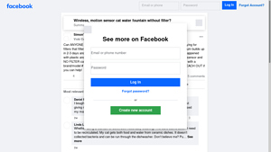 Facebook - Cat Water Fountains