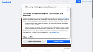 Facebook - Water Temperature Insights