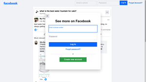 Facebook - My First Ragdoll Water Fountain