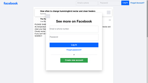 Facebook - Feeder Maintenance Guide
