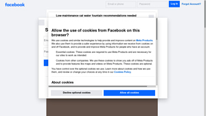 Facebook - Cat Water Fountains