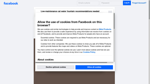 Facebook - Cat Water Fountains