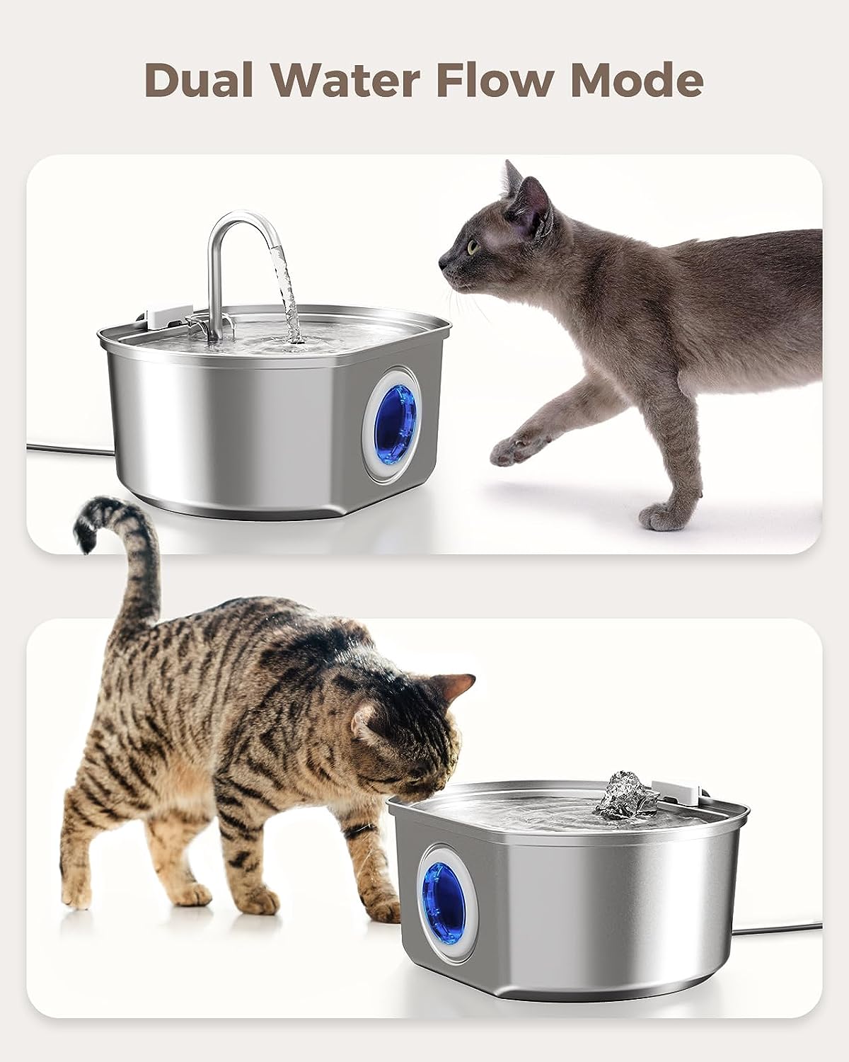 An application scenario or product detail of flowing cat water bowl - Image 12