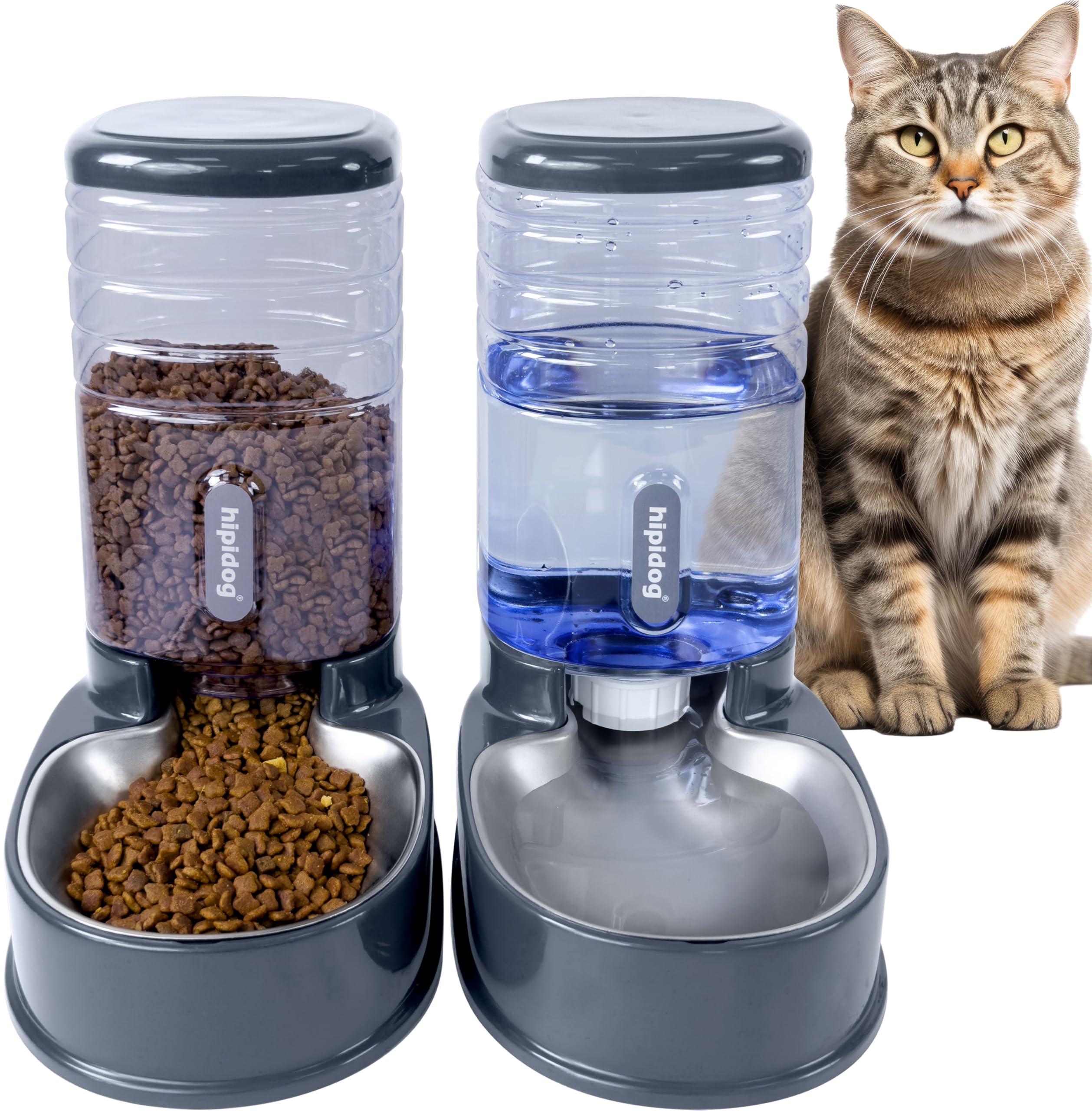 An application scenario or product detail of food and water dispenser for cats - Image 7