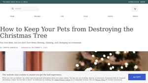 Food52 - Holiday Pet Safety Solutions