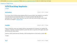 Dangerous Things - GPS Tracking Implants