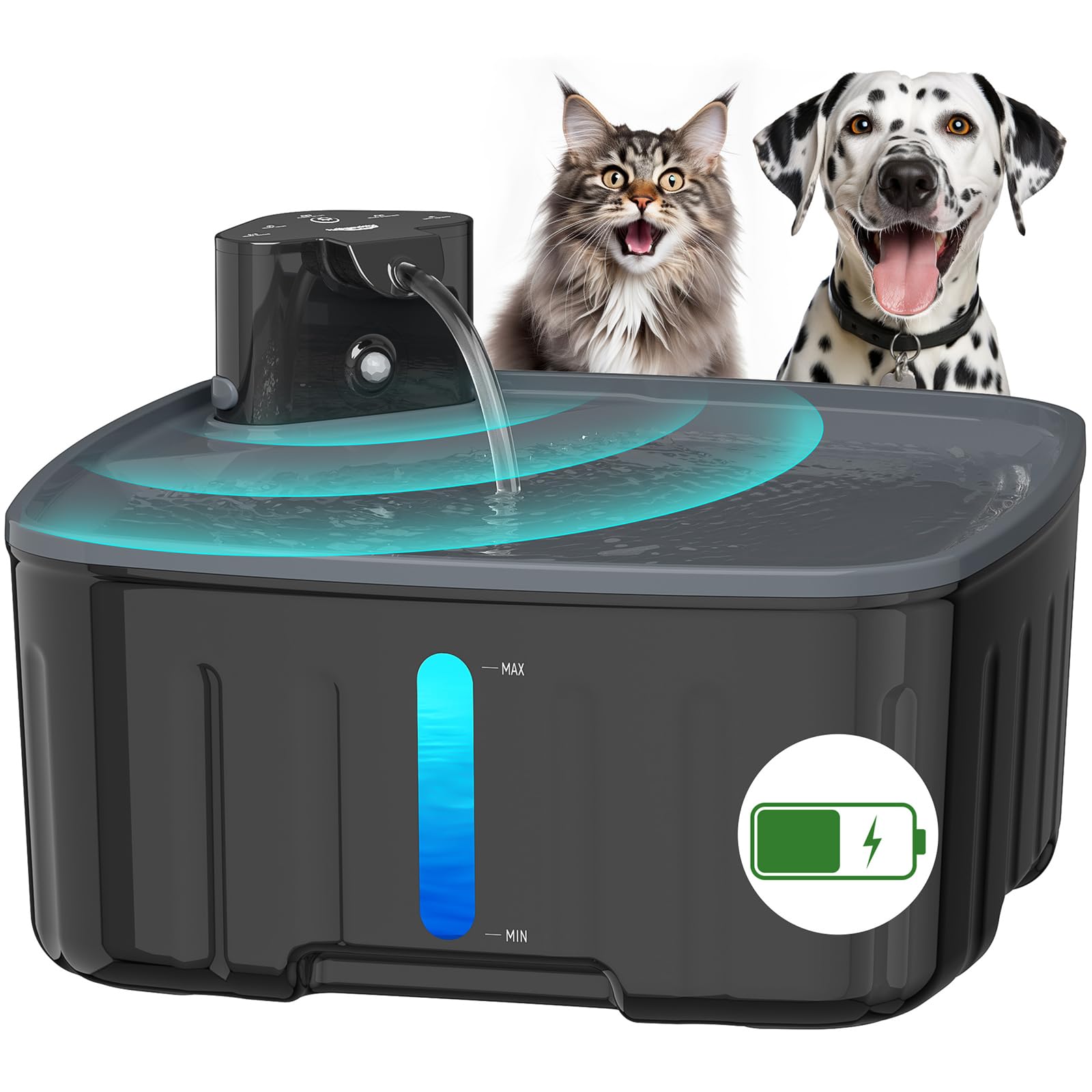 An application scenario or product detail of fountain dog water bowl - Image 1
