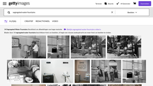 Getty Images - Segregated Water Fountains Stock Photos