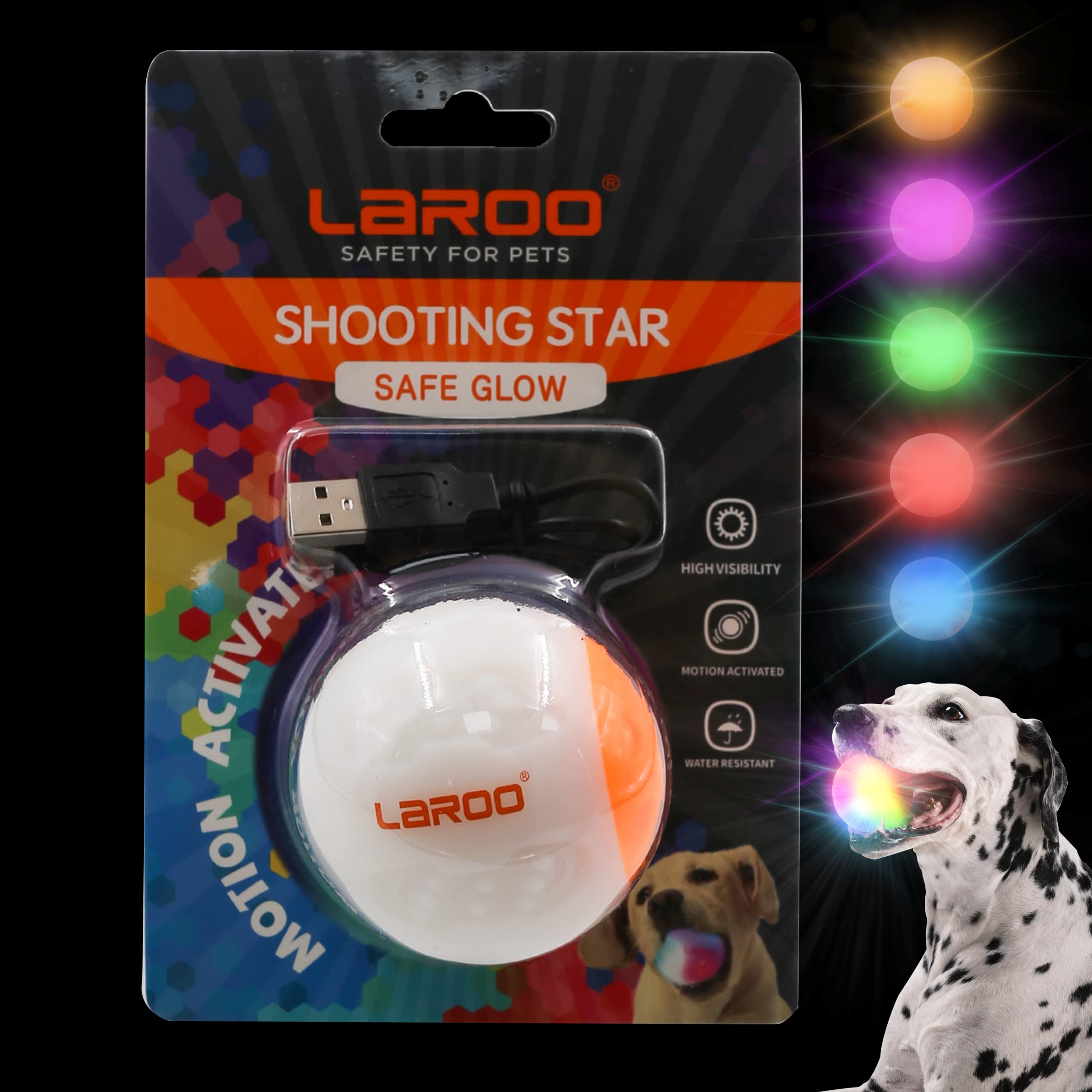 An application scenario or product detail of glow in the dark dog ball - Image 3