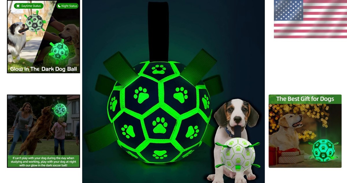 An application scenario or product detail of glow in the dark dog ball - Image 4