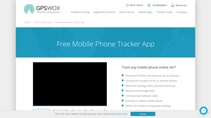 GPSWOX - Mobile Phone Tracker App