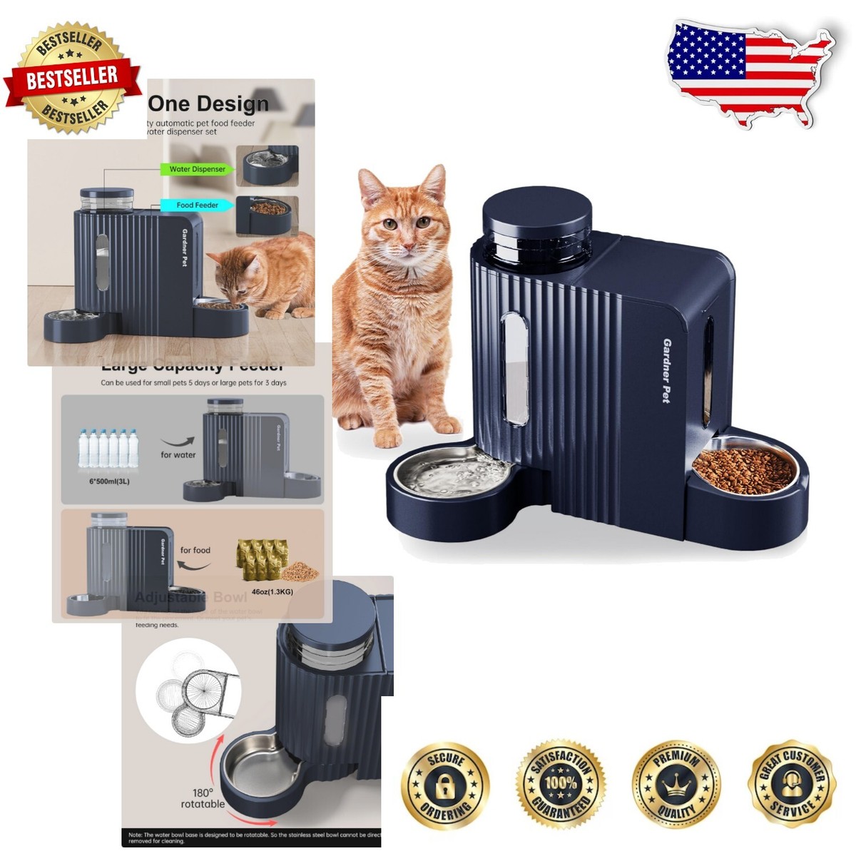 An application scenario or product detail of gravity feeder for cats - Image 18